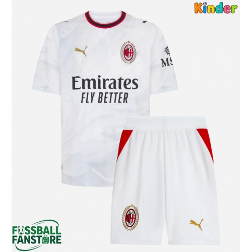 AC Milan Christopher Nkunku #18 Replik Auswärtstrikot Kinder 2026-27 Kurzarm (+ Kurze Hosen)